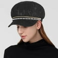 thumbnail image 6 of YooGuoGuo Women Lace Cotton Blend Newsboy Cap Paperboy Painter Visor Hat, 6 of 6