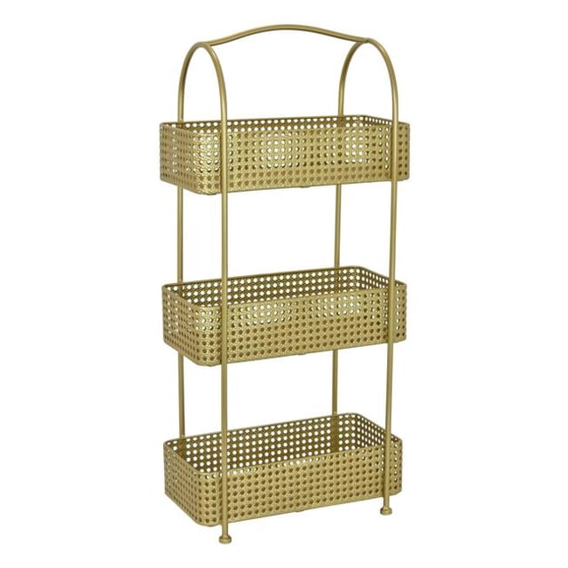 Plutus Brands PBTH92821 Metal Plant Stand, Gold