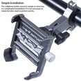 thumbnail image 4 of Toystoory Soporte para teléfono de bicicleta Soporte para teléfono inteligente Soporte ajustable a prueba de golpes Aleación de aluminio Universal Ciclismo Gris Toystoory OD032131-03B, 4 of 6
