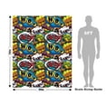 thumbnail image 3 of Rwraps Sticker Bomb Sci-Fi Comic Gloss Vinyl Film Wrap 59in x 1ft Vinyl Vehicle Car Film Sheet Roll, 3 of 9