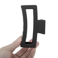 thumbnail image 5 of Unique Bargains 1 Pc Fashion Rectangle Frosted Hair Clips Hairdo Clip for Home Black, 5 of 5