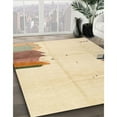 thumbnail image 2 of Ahgly Company Indoor Rectangle Contemporary Sun Yellow Solid Area Rugs, 7' x 9', 2 of 6