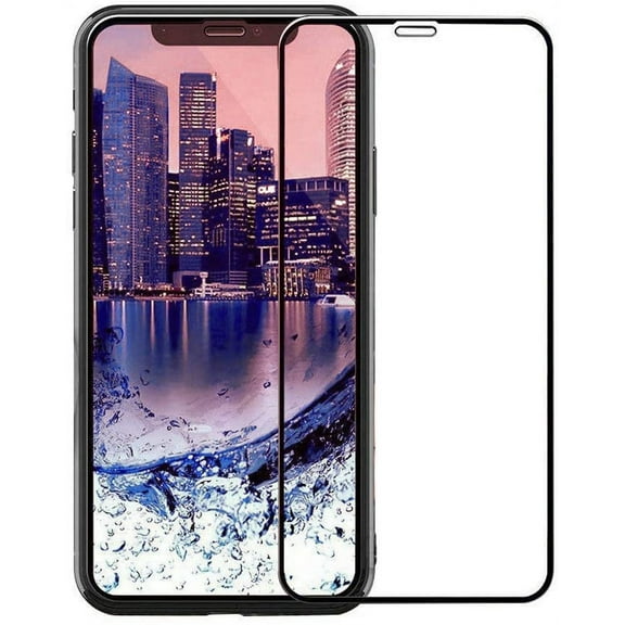 KIQ Glass for iPhone XR Screen Protector iPhone 11 Screen Protector Tempered Glass Screen Protector Clear Full Film For Apple 6.1 inch [Black Bevel]
