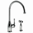 thumbnail image 2 of Houzer CHASS-682-AC 15.8125" Faucet Hole Antique Copper Charlotte Traditional Solid Brass Kitchen Faucet with Sidespray, 2 of 9