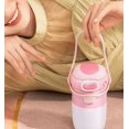 thumbnail image 3 of Taza de café de acero inoxidable 316, taza termo para el vientre, taza de agua portátil para exteriores para mujer, bonita taza rosa de 380ml, 3 of 5
