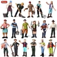 thumbnail image 1 of Farm Model Farmer Female Peasant Animal Breeder Pasture Rancher Shepherd Workers Doll Collectible Figurine Action Figures Toys714 He Qiyong unisex, 1 of 1