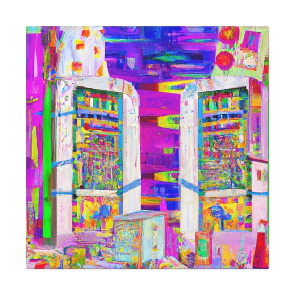 Servers in Fauvism - Canvas