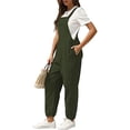 thumbnail image 4 of Frontwalk Women Loose Jumpsuit Dungarees Playsuit Straps Overalls Trousers Ladies Sleeveless Baggy Pockets Pants, 4 of 6