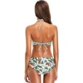 thumbnail image 5 of Dreamtimes Cute Sloth Palm Leaves Swimsuits Padded Bikini Sets Sexy Swimwear for Women, Medium, 5 of 7