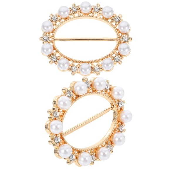 FRCOLOR  2 Pcs Scarf Rings and Slides for Scarves Cinch Clips Buckle Women's