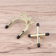 thumbnail image 3 of Snooker Billiards Cue Rack Bridge Head Cross Holders Rod Pool Cue Stick Holders Pool Table Accessory As Shown, 3 of 5