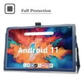 thumbnail image 3 of Labanema For FOXX T2K Case,UMIDIGI A11 Tab Case,PU Leather Folio 2-folding Stand Cover for FOXX T2K /UMIDIGI A11 Tab 10.4" Tablet,Blue, 3 of 4