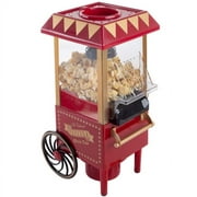 Air Popper Popcorn Maker  Vintage-Style Countertop Popper Machine with 6-Cup Capacity by Great Northern Popcorn Company (Red)