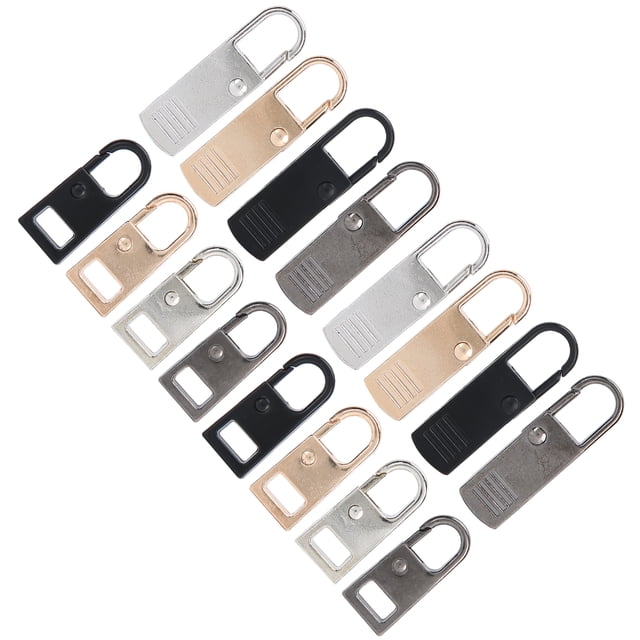 Mango De Extensión De Cremallera De Metal, Conveniente Reemplazo De Lengüeta De Tirador De Cremallera, Desmontable, 16 Piezas, Duradero, Extraíble Para Bolsas De Maletas OTVIAP Metal Zipper Extension Handle