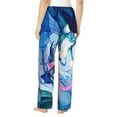 thumbnail image 3 of Gyarados Women's Pajama Pants, Ultra-soft Comfortable Casual Lounge Pants, Graphic Printed Sleep Bottoms With Drawstring, 3 of 8