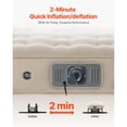thumbnail image 2 of Air Mattress with Frame & Built-in Pump 1 Person Inflatable Mattress 300lb, 2 of 7