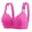 Hot Pink, variant on QLEICOM Everyday Bras for Women, Women's Comfort Lift Wirefree Bra Traceless Comfortable No Steel Ring Vest Breathable Gathering Bra Underwear Bras No Underwire Khaki Cup 44/100C