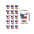 thumbnail image 3 of weibbin 16 Pcs Paper Cups 3.4x2.9in for Independence Day Party, Disposable Patriotic Tableware, 3 of 6