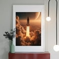 thumbnail image 2 of Diamond Art Kit for Adults, Rocket Launching Through Clouds Diamond Painting for Adults Beginners, DIY Diamond Art Painting Kits, 5D Diamond Painting Crafts for Home Decor 12x16 Frameless, 2 of 7