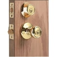 thumbnail image 2 of Kwikset 96900-253 Polished Brass Tylo Entry Lock With Deadbolt Combo Pack, 2 of 4