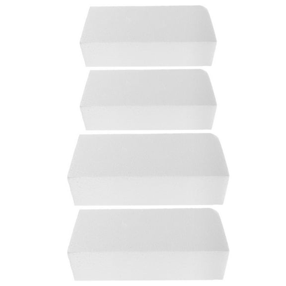HIAKDOFT White Foams Blocks For Diy Projects 4Pcs Parties