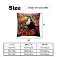 thumbnail image 5 of Toucan Luxurious Velvet Throw Pillow Inserts with Unique Patterns - Set of 2 (16x16, 18x18, 20x20 Inches) for Bed, Chair Pillow Covers for Any Occasion, 5 of 6