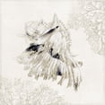 thumbnail image 2 of Wilson, Aimee 26x26 Gold Ornate Wood Framed with Double Matting Museum Art Print Titled - Silver Shell II, 2 of 4