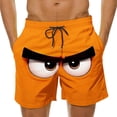 thumbnail image 1 of Men's Humor Graphic Elastic Waist Casual Shorts Quick Dry Swim Trunks for Pool Beach Vacation, 1 of 7