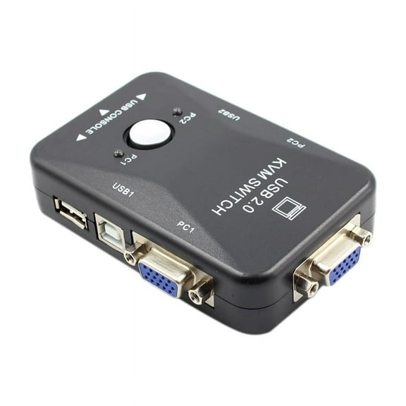 KVM Switch 2 Port VGA Switch USB 2.0 KVM Mouse Switcher Keyboard 1920X1080 Box Sharing Switch Vga Splitter