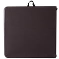 thumbnail image 5 of Bowery Hill Contemporary 23" x 48" Plastic Bi-Fold Table in Brown, 5 of 7