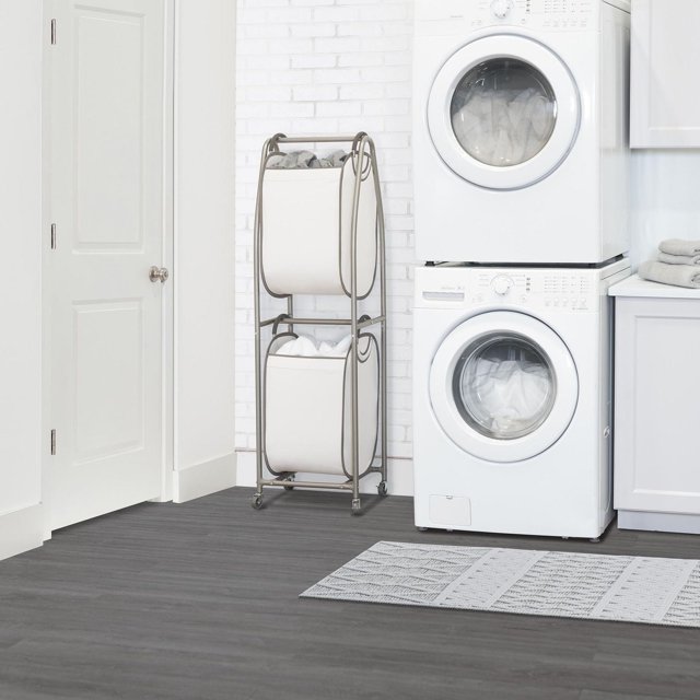 neatfreak! 2-Tier Rolling Vertical Laundry Sorter with Hamper-Totes and EVERFRESH® Odor Control