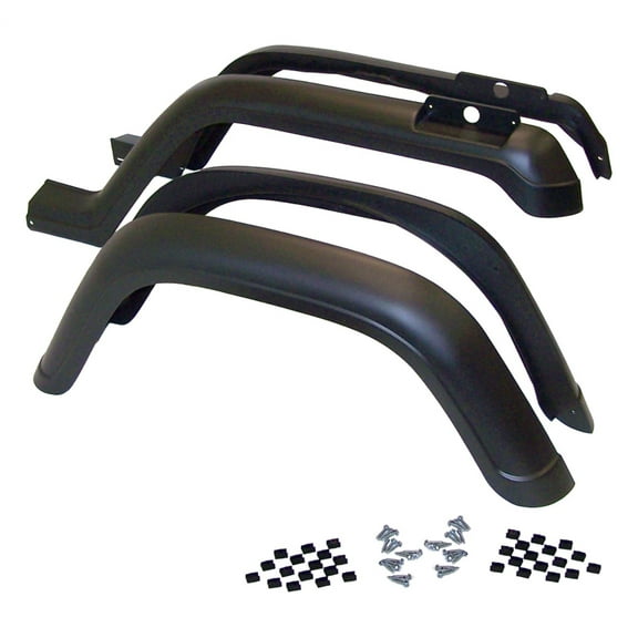 Crown Automotive 5AHK CAS5AHK WRANGLER FENDER FLARE KIT (4 PIECE KIT)