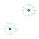 thumbnail image 1 of sweethay Reloj de pared luminoso, acrílico sin marco, relojes DIY, calcomanías modernas silenciosas sin perforar, sala de estar, oficina, Tipo 1 2Conjunto, 1 of 6
