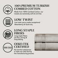 thumbnail image 7 of Adobella 2 Premium Turkish Bath Mats, 100% Combed Turkish Cotton, 800 GSM, 20 x 33 inch, Beige, 7 of 7