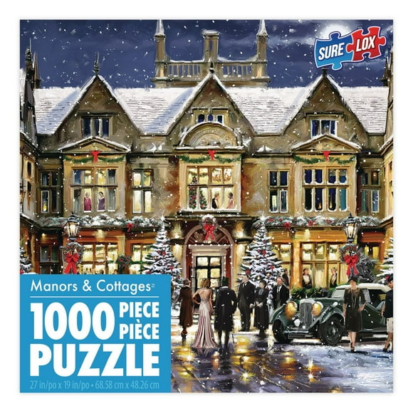 Sure-Lox 1000 PC Manors & Cottages ™ Winter Mansion Puzzle
