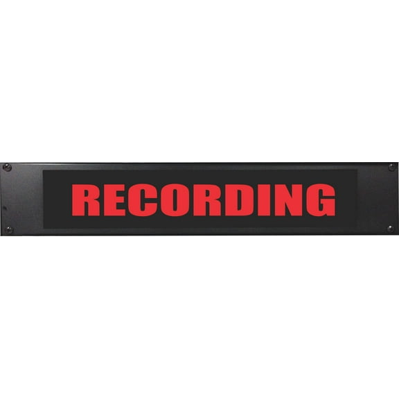 AMERICAN RECORDER - 2RU "RECORDING" LED Lighted Sign