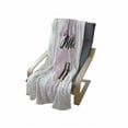 thumbnail image 4 of 17th Birthday Soft Flannel Fleece Throw Blanket, Abstract and Grunge Style Backdrop with 17 Themed Image, Cozy Plush for Indoor and Outdoor Use, 70" x 90", Lilac and Black, by Ambesonne, 4 of 6