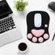thumbnail image 2 of Cute Mouse Pad Wrist Support, Cat Paw Mouse Pad for Computer Non Slip Gaming Mouse Pad Smooth Ergonomic Mouse Pad with Wrist Rest Support, Black+Pink, 2 of 4