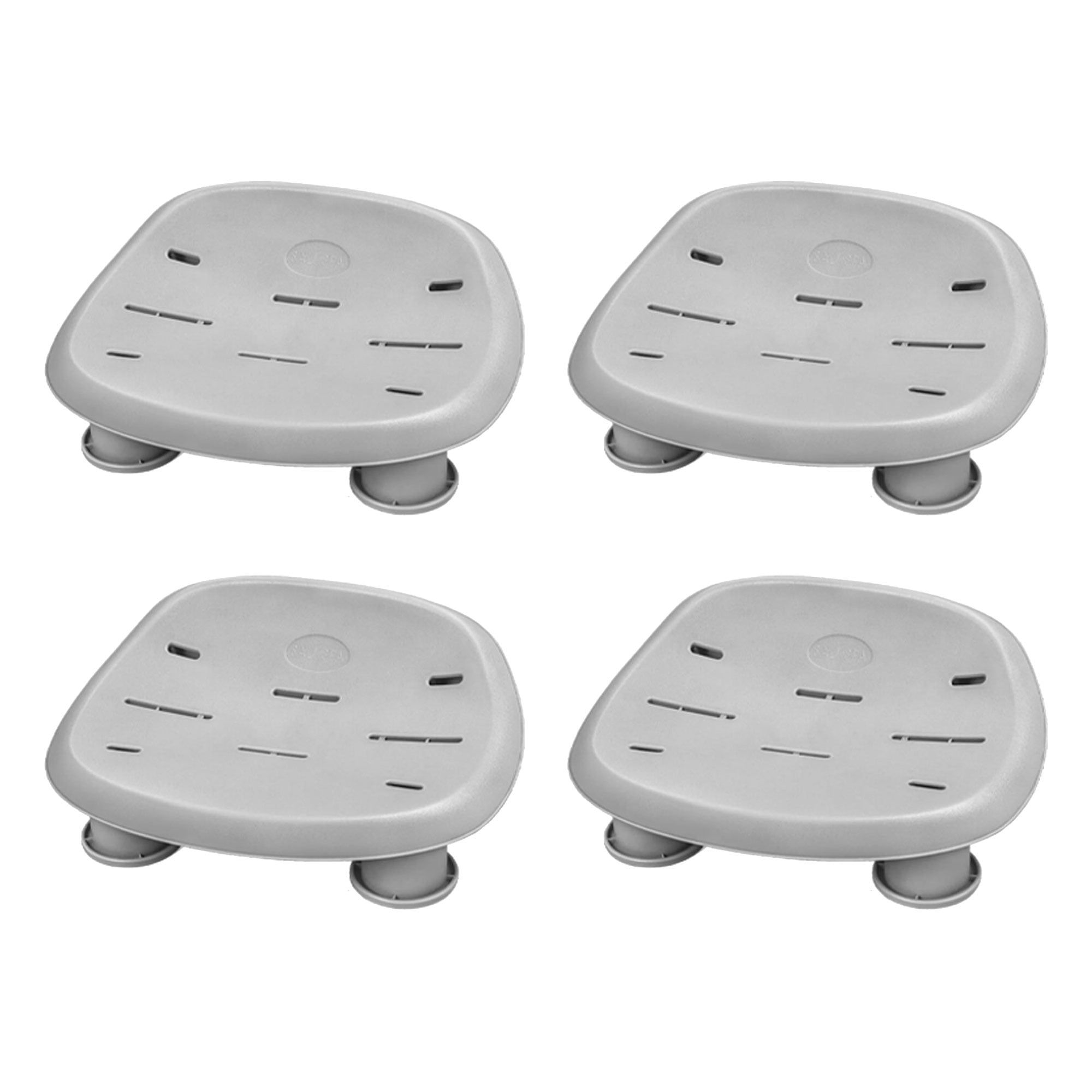 Bestway Coleman Miami Inflatable Hot Tub with 4 SaluSpa Seat and 4 Headrest Pillow