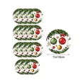 thumbnail image 3 of ShaoXinWan Christmas Decorations Indoor Outdoor, Brightly Printed Disposable Yearly Tableware Collection, Party Dinnerware Set for Yearly Dinner Gathering, 3 of 6