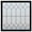 Black, variant on Mission 23.5" x 23.5" White New Construction Decorative Glass Window