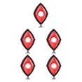 thumbnail image 1 of Greeniant Removedor de pelo de animales, cepillo de eliminación de tela, pelusa de viaje, muebles, raspador de ropa, dispositivo de , alfombra, Rojo 5Conjunto, 1 of 6