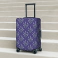 thumbnail image 3 of Wukai Lavender Flowers Elastic Luggage Cover: Personalized Protection for Your Suitcase - Fits 19~29-inch, Washable & Durable Travel Companion-Medium, 3 of 8