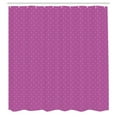thumbnail image 3 of Ambesonne Retro Shower Curtain, Nostalgic Spots Polka, 69"Wx84"L, Mauve Violet, 3 of 5