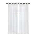 thumbnail image 3 of Sonive Sheer Curtains Valances Light Filtering Privacy for Living Room Grommet Top Washable White Translucent Drapes, 52"×84"(2 Panels), 3 of 7