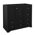 thumbnail image 2 of Euroco 36inch Bathroom Vanity without Sink, Solid Wood Freestanding Bathroom Vanities with 4 Storage Drawers and Shelf, Soft Closing Doors (NOT INCLUDE BASIN SINK), 2 of 6