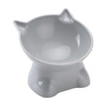 thumbnail image 4 of Tazón para gatos perfecl antideslizante para alimentación de mascotas gris, 4 of 8
