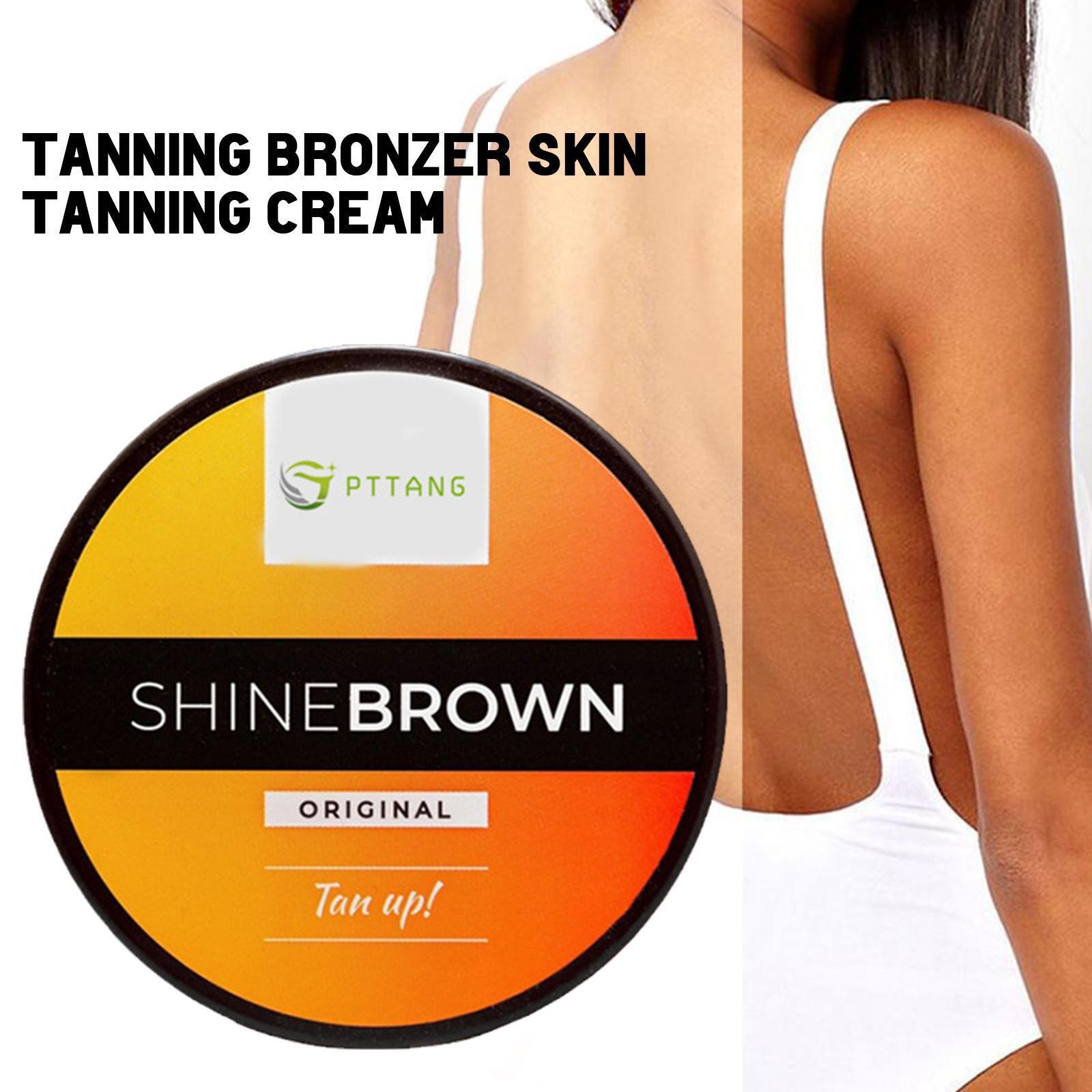 2Pack 100ml Shine Brown Premium Tanning Accelerator Cream, Effective in