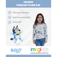 thumbnail image 4 of Bluey Little Girls Fleece Hoodie Toddler to Big Kid, 4 of 5