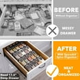 thumbnail image 4 of SpaceAid Spice Drawer Organizer with 20 Spice Jars, 4-Tier, 9.5" W x 17.5" D, Black, 4 of 4